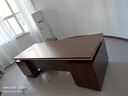 曼尊老板办公桌办公室领导大班台现代简约经理主管桌椅 1.6米不含侧柜(含色卡一块) 实拍图