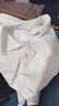 暖乔（Nuanqiao）全棉牛津纺纯棉衬衫女长袖宽松春秋白色工装休闲打底衬衣 白色口袋 S（80-100斤） 实拍图