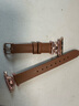 MSSM适用苹果手表真皮表带女款apple watch小蛮腰表带iwatch S11/ultra3/S10/9/SE3【浅棕色】38/40/41 实拍图