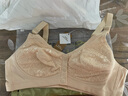 小护士内衣 纯棉内衣文胸四季中老年无钢圈薄款胸罩大码前扣调节式 肤色 L -38/85 实拍图