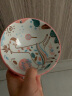 日式创意可爱陶瓷碗碟碗盘碗筷餐具套装卡通面碗家用饭碗汤碗味碟盘子多人组合微波炉烤箱适用 一淘一陶 （粉鹿幻想)四人食 实拍图