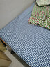 曼克顿（MANKEDUN）新疆棉花床垫1.5x2米1.8软垫家用床褥垫记忆棉宿舍大学生褥子租房 蓝小格-约4.5cm厚 150*190cm 实拍图