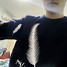 雅鹿保暖内衣男冬季加绒加厚打底中老年防寒保暖大码男士秋衣秋裤套装 圆领黑色-【上衣+裤子】 L 【推荐 80-100斤】 实拍图