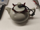 汝道汝窑茶壶单壶陶瓷功夫茶具家用过滤泡茶壶汝瓷可养开片复古泡茶器 汝窑方耳壶210ml 实拍图
