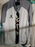 卡尔美（KELME）运动卫衣男休闲针织夹克秋季外套足球训练服插色拉链上衣可定制 高级灰 L 实拍图