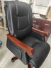 黎明 老板椅办公椅实木脚大班椅皮椅升降转椅电脑椅JSM-06 实拍图