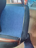知梦人坐垫记忆棉办公室久坐椅子学生屁股垫慢回弹椅垫凳子座垫餐椅垫 四季麻－靛蓝色 40*40cm（防滑底+绑带） 实拍图
