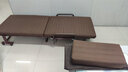 欧莱特曼（oulaiteman）折叠床棕垫午休床可拆洗升降扶手可选办公室午休午睡陪护乳胶床 【海绵款】咖啡色-升降扶手 70x192cm 实拍图