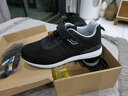舒缦孝足老人鞋男鞋新品夏季中老年人防滑软底爸爸鞋妈妈休闲运动鞋女春秋单鞋四季款网面透气旅游安全健步鞋 3302黑色男款 41 实拍图
