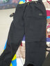 豫瑶【两件装】春秋季休闲裤男新款男裤宽松工装束脚时尚百搭裤子 802黑色+802深灰色（80%人选） 3XL 【36-37码 体重170-190斤穿】 实拍图