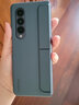 三星（SAMSUNG） Galaxy Z Fold4原装手机壳 立式保护壳(附带手写笔S Pen)套 灰绿 实拍图