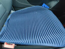 天然居汽车坐垫四季通用乳胶坐垫汽车坐垫小三件通用坐垫单片汽车座垫 乳胶三件套无靠背-深蓝 实拍图