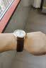 天梭（TISSOT）【官方授权店】 瑞士手表 力洛克系列1853时尚商务全自动机械男表 白盘棕色皮带T006.407.36.033.00 实拍图