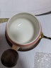 苏氏陶瓷（SUSHI CERAMICS）熊猫茶水分离办公茶格杯咖啡杯（蜜桃粉）  实拍图