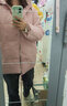 素羽轻罗羽绒服女中长款冬2025年新款韩版加厚宽松面包服学生外套上衣女装 粉红色 XL 实拍图