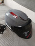 YOHE永恒电动车头盔夏季防晒透气半盔摩托车男女士通用电瓶车轻便式安全帽新国标3C认证 水泥灰选配黑茶 大小可调节 实拍图