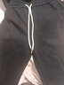 浪莎束脚休闲裤女春秋季女士通勤健身运动裤女高腰显瘦束脚休闲卫裤女 黑色(春秋款) L (95-115斤) 实拍图