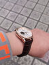 天王（TIAN WANG） 手表男士全自动机械表镂空时尚商务腕表防水情人节礼物送男友 【皮带套装礼盒】白盘棕带51154 实拍图