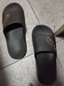 惠夫人拖鞋男外穿夏季大码情侣家用软底浴室洗澡防滑凉拖女户外夏天 【升级款】黑金 46-47 (适合45-46码穿) 实拍图