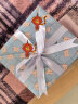 TaTanice 礼品包装纸 圣诞节礼物包装纸高档鲜花纸包书纸DIY手工纸生日礼物 蓝色波点 实拍图