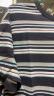 Teenie Weenie小熊女装2024夏季新款宽松条纹T恤短袖上衣洋气时髦 煤灰色 165/M 晒单实拍图