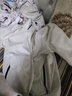 棉致冲锋衣户外秋冬季三合一夹克登山服男女防风防水外套男 白色-男女同款（秋冬款） M （80-100斤） 实拍图