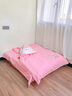 匹鲁幼儿园被子三件套A类抗菌婴儿全棉午睡六件套儿童入园被褥七件套 爱丽丝粉【母婴A类+全棉抗菌】 六件套【含便携礼袋】 实拍图