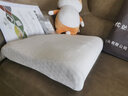 九花  中药枕头助眠记忆棉零压护颈椎助睡眠枕菊花茶叶保健枕深睡枕头 白色棉枕套记忆棉低枕7cm 单只 44cm*22cm 400g药包 实拍图