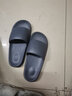 惠夫人拖鞋 男夏天室内浴室防滑洗澡eva软底塑料居家居家用情侣凉拖鞋 升级蛙 神秘黑 42-43 （适合41-42码穿） 实拍图