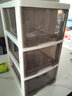 JEKO&JEKO厨房置物架收纳柜蔬菜置物架落地多层可移动窄缝零食储物柜碗柜 面宽32CM 三层带滑轮 实拍图