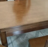 皇家故事   实木餐桌椅组合中式可伸缩餐桌桌子一桌六椅饭桌餐厅家具 胡桃色 1.38m 单餐桌 实拍图