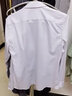 拇指白小T【断码】男装商务男士衬衫立领长袖纯色衬衣男易打理 白色 40 实拍图