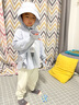 伯希和（Pelliot）儿童防晒衣服男女童夏季防紫外线冰丝透气风衣13121274海鸥灰120 实拍图