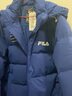 斐乐（FILA） 羽绒服男装冬季保暖连帽运动休闲长袖加厚外套开衫男装上衣 深钴蓝-BU 2XL 185/104A 实拍图