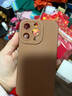 Ekakashop【德国】适用苹果手机壳 iphone保护套全包硅胶男款女魔眼镜头 苹果13pro-焦糖色+全屏钻石膜 实拍图
