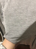 米度丽哺乳衣外出春夏大码T恤产后喂奶衣长袖月子服夏季哺乳装背心上衣 长袖-浅灰色   L码 实拍图