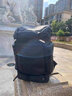 途外双肩包男士时尚潮流旅行包个性定型背包潮牌骑行反光书包多功能电脑包 黑色经典款 实拍图