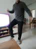 牧驼人棉裤男冬季加厚驼绒棉裤中老年人羊毛裤加肥加大宽松保暖裤 男裤 黑色 布里 2XL（建议150-180斤） 实拍图