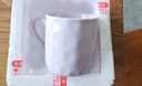 马克杯水杯陶瓷咖啡杯家用早餐杯喝水杯子办公室茶杯牛奶杯情侣杯 灰紫色 1个 350ml 实拍图