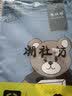栢斐荻短袖T恤男新款休闲百搭夏季大码宽松五分袖ins港风学生嘻哈短袖潮 C20  蓝色 L 实拍图