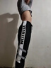 啄木鸟（TUCANO）秋冬季大码休闲裤子男士学生加绒工装裤加厚青少年束脚运动裤长裤 K9085白色加绒 XL （135-150斤） 实拍图