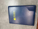 朗捷（longe） A4多功能文件夹资料夹皮质经理夹签约本商务汽车房产保险销售夹文件夹板定制logo 蓝色8位计算器 实拍图