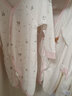 翘脚鸭 婴儿衣服新生儿连体衣春秋季纯棉爬爬服满月宝宝百天睡衣秋冬季 粉小熊2件（系带）【四季款】 73cm 【建议6-9个月体重15-18斤】 实拍图