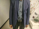 查利德斯轻奢韩版羊毛西服男秋冬新款保暖舒适商务休闲免烫小西装外套男 3003咖格【抗皱免烫款】 XL 180码/50【建议141-154斤穿】 实拍图