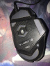 GYSFONE适用于罗技G502有线无线版hero鼠标贴纸SE熊猫防滑贴膜全包定制 黑色碳纤维 只是贴纸 老款G502 实拍图