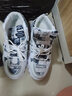 百达威登【秋尚新】男鞋秋冬季厚底增高老爹鞋加绒加厚运动休闲跑步鞋子男 白色【网红款】Q322 43 实拍图