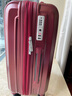 莎米特行李箱20英寸拉杆旅行箱 可扩容男女学生行李箱耐磨防刮PC154酒红 实拍图