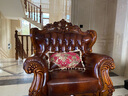 梦美斯宣沙发 美式实木雕花沙发欧式仿古真皮沙发大户型客厅123沙发 599 【客厅6件套】产品明细请看主图 实拍图