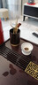 久堂黑檀茶道六君子黄铜功夫茶具配件茶筒泡茶工具6君子套装茶夹子刀 铜木六君子（竹报平安） 实拍图