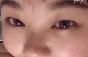 博士伦美瞳 彩色隐形眼镜日抛 大小直径男女近视隐形眼镜 蕾丝炫眸美瞳日抛10片迷紫 双色紫800度 实拍图